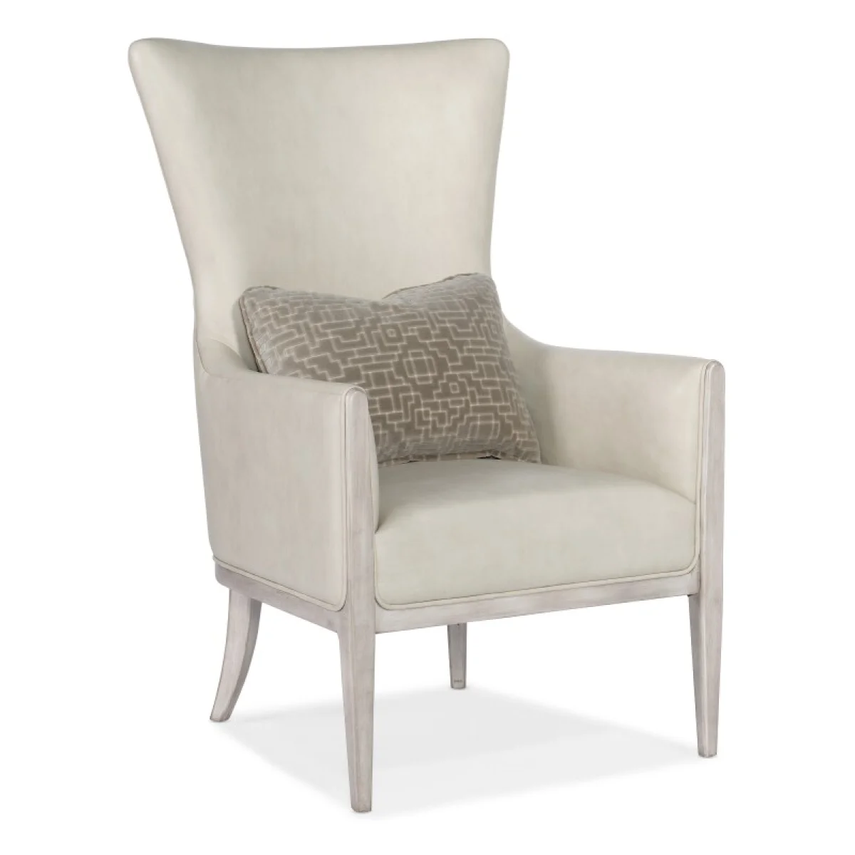 Kyndall Club Chair with Accent Pillow Chairs Beige 4
