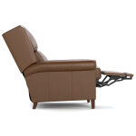 Woodlands Small Roll Arm Manual Recliner with Nails - Image 3