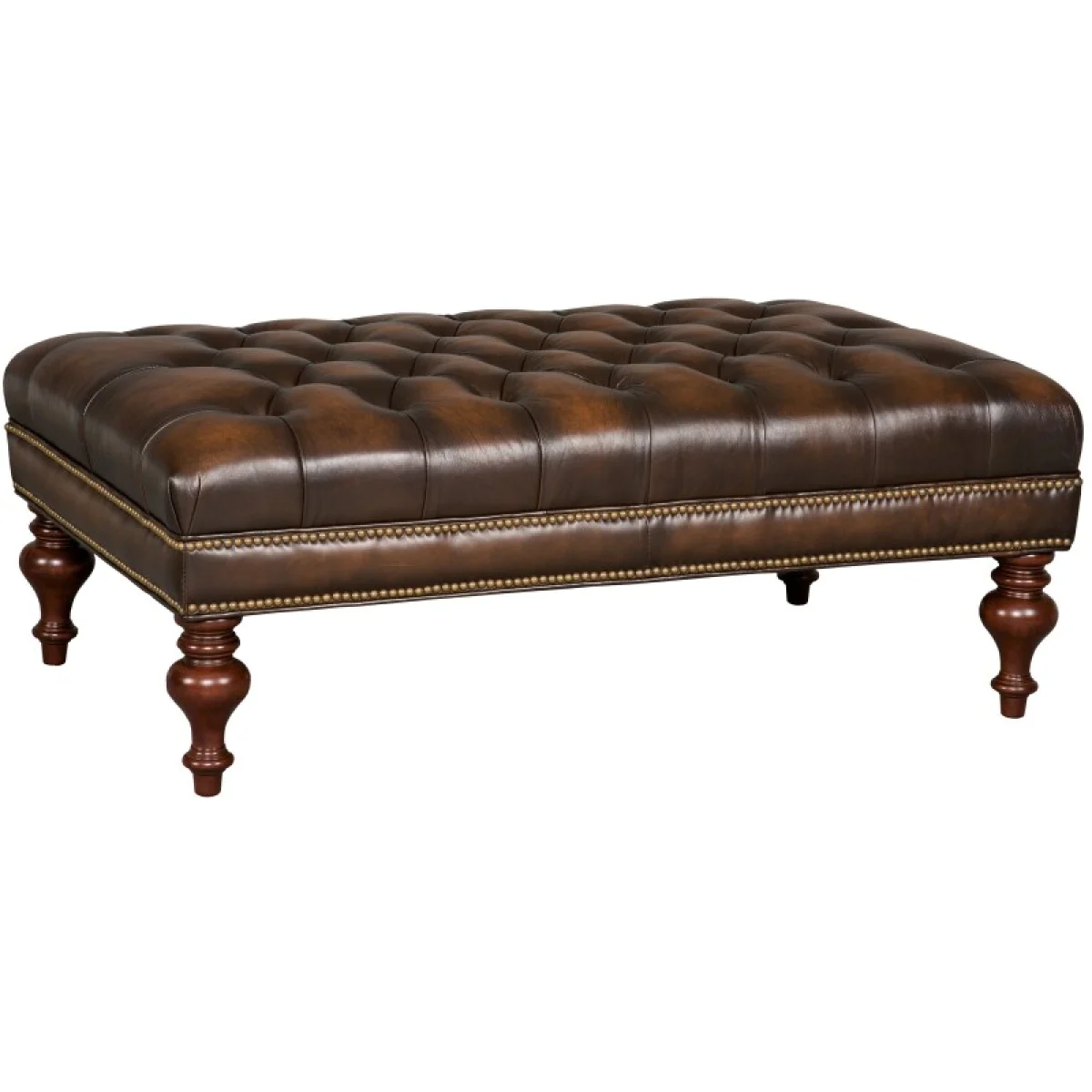 Kingley Cocktail Ottoman Cocktail & Coffee Tables Brown 4