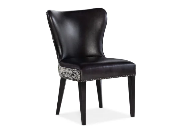 Kale Accent Chair with Salt & Pepper HOH Chairs & Benches black