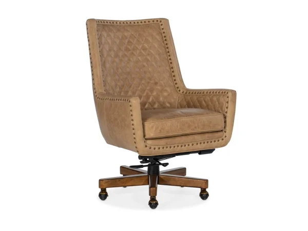 Kent Executive Swivel Tilt Chair Desks Brown