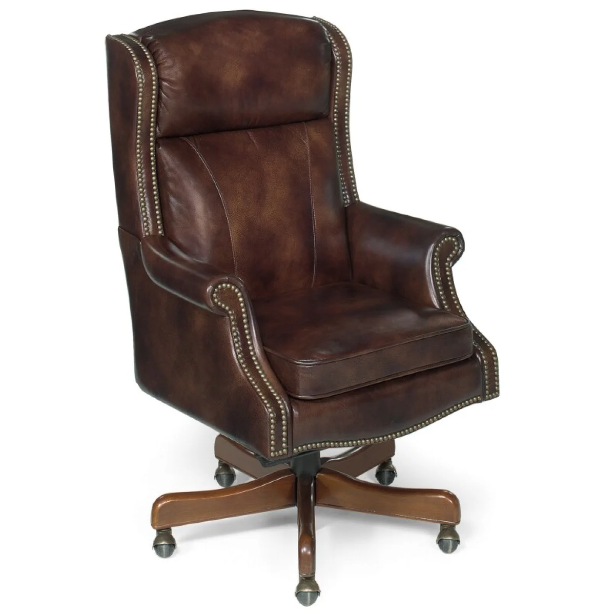Merlin Executive Swivel Tilt Chair Desks Brown 4