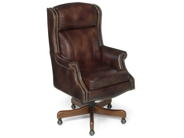 Merlin Executive Swivel Tilt Chair Desks Brown