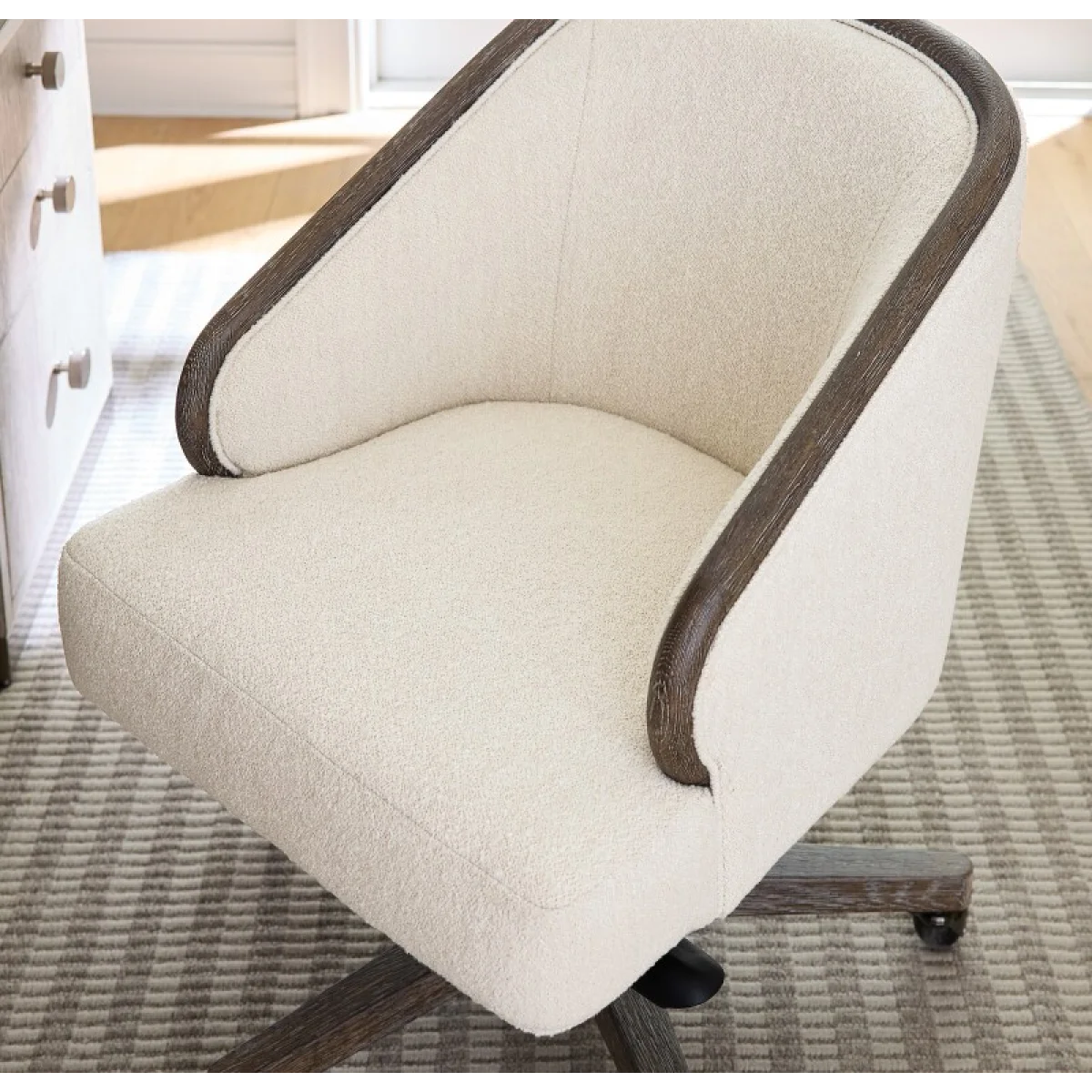 Paloma Executive Swivel Tilt Chair Desks Beige 9