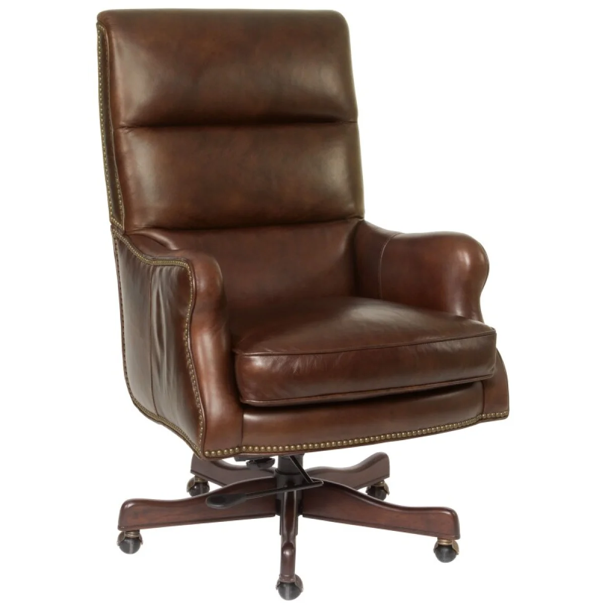 Victoria Executive Swivel Tilt Chair Desks Brown 4