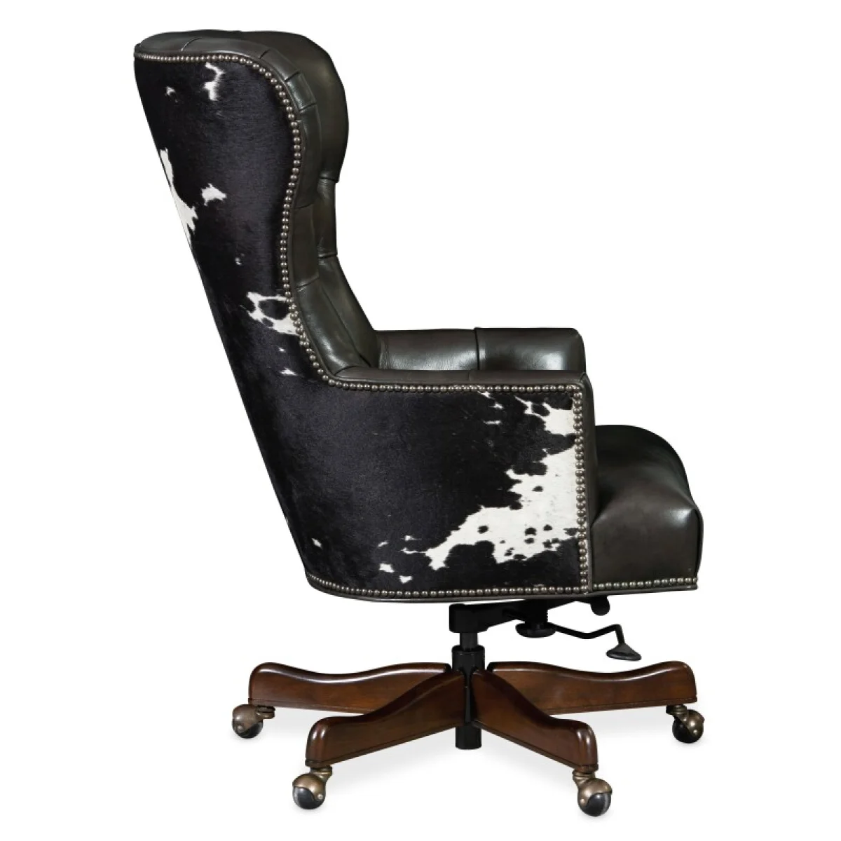 Katherine Executive Swivel Tilt Chair with Black & White HOH Desks black 7