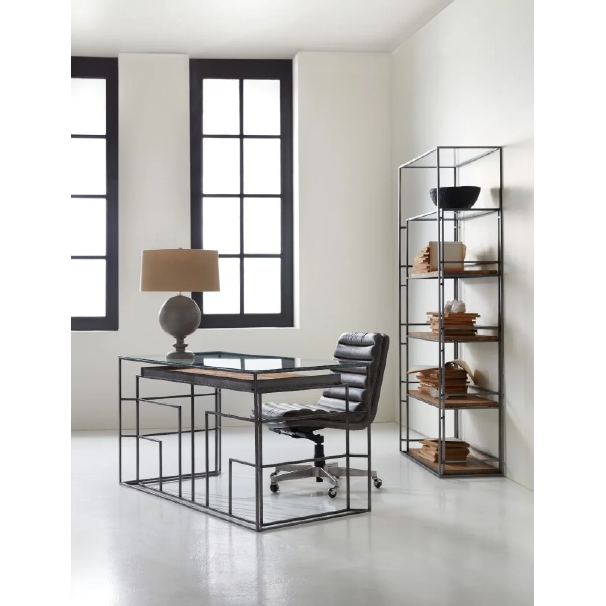 Wyatt Executive Swivel Tilt Chair Desks Brown 6