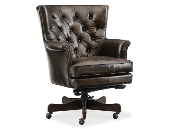 Theodore Executive Swivel Tilt Chair Desks Brown