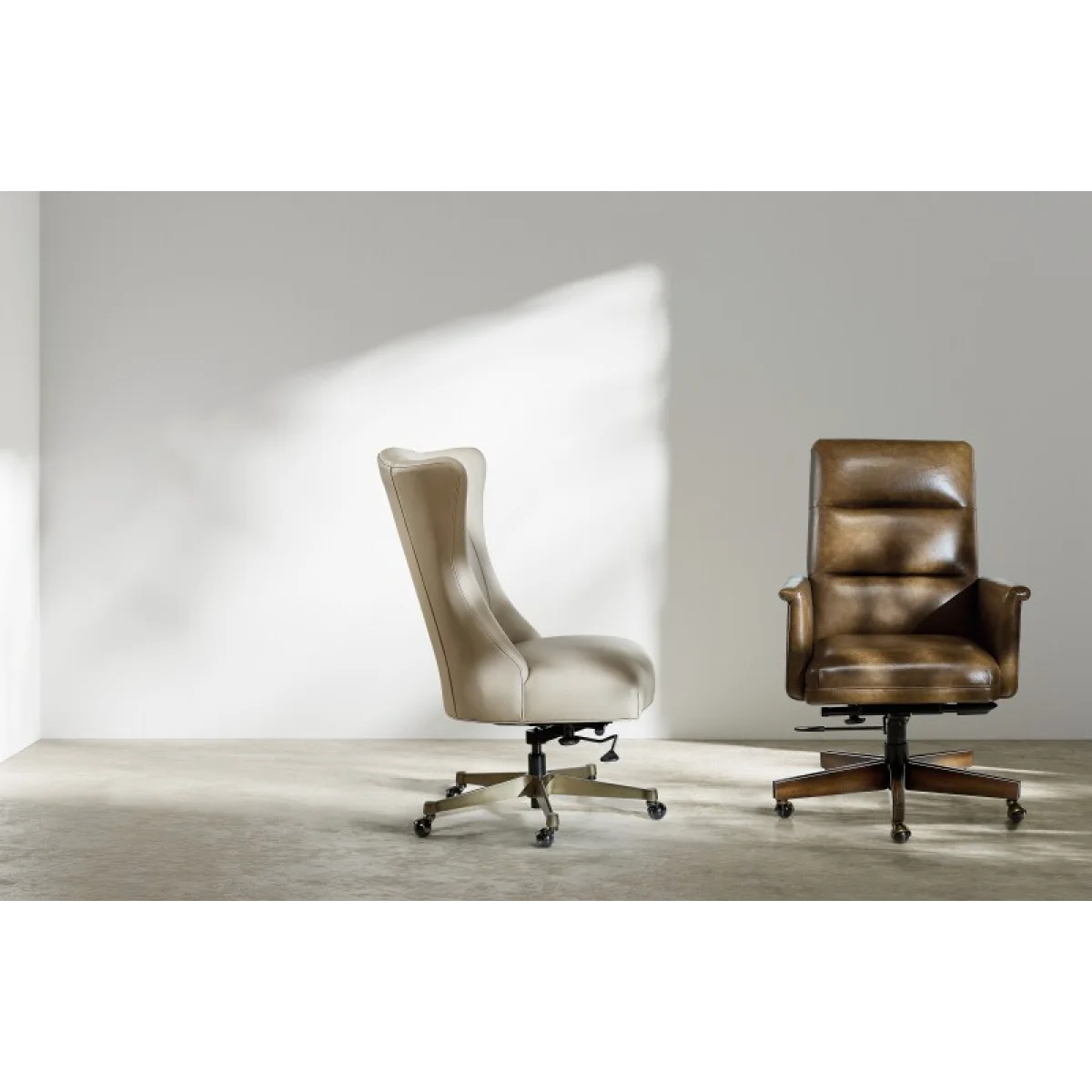 Lynn Executive Swivel Tilt Chair Desks Beige 11
