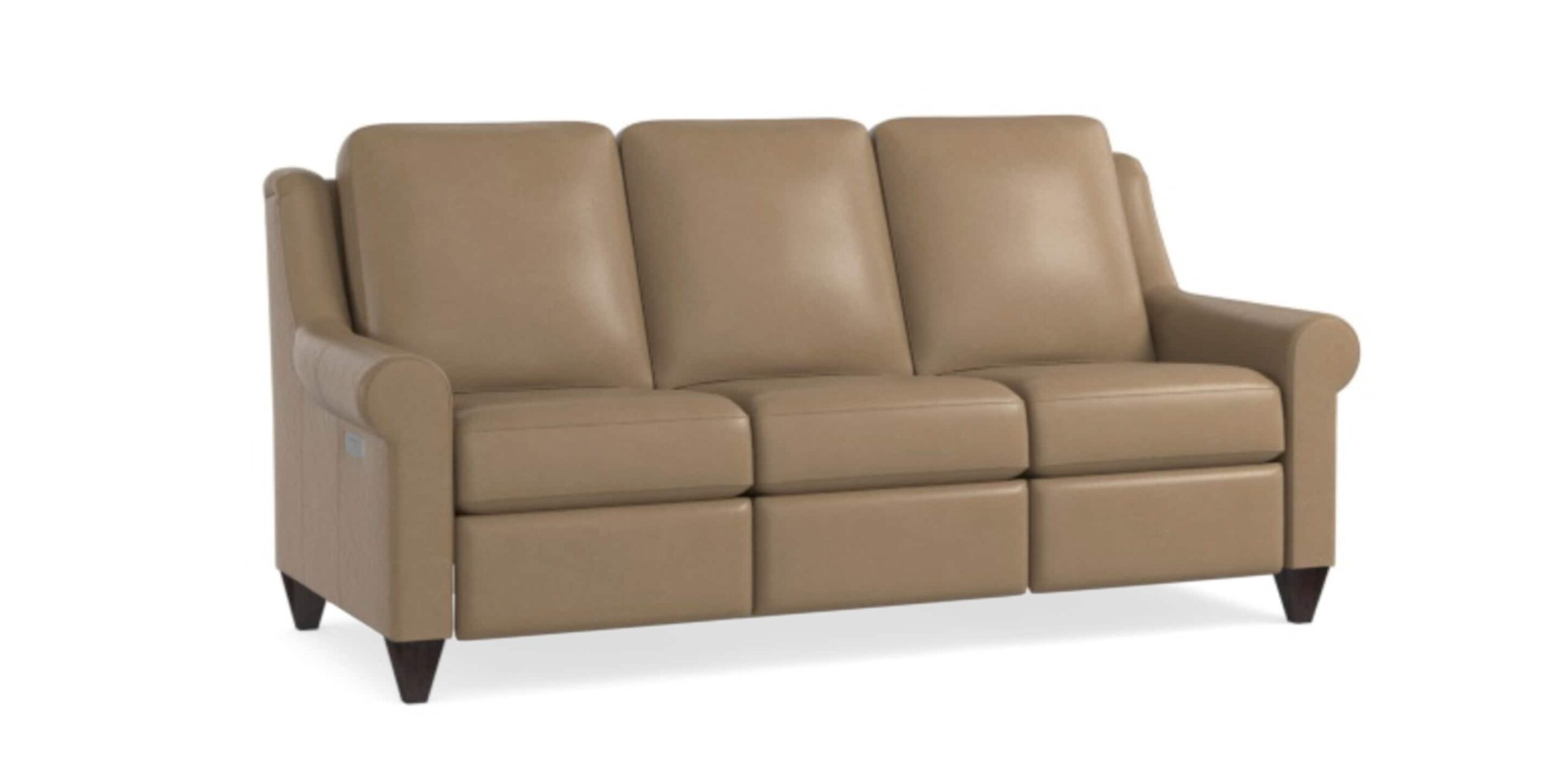 Benchmade Motion Reclining Leather Sock Arm Sofa