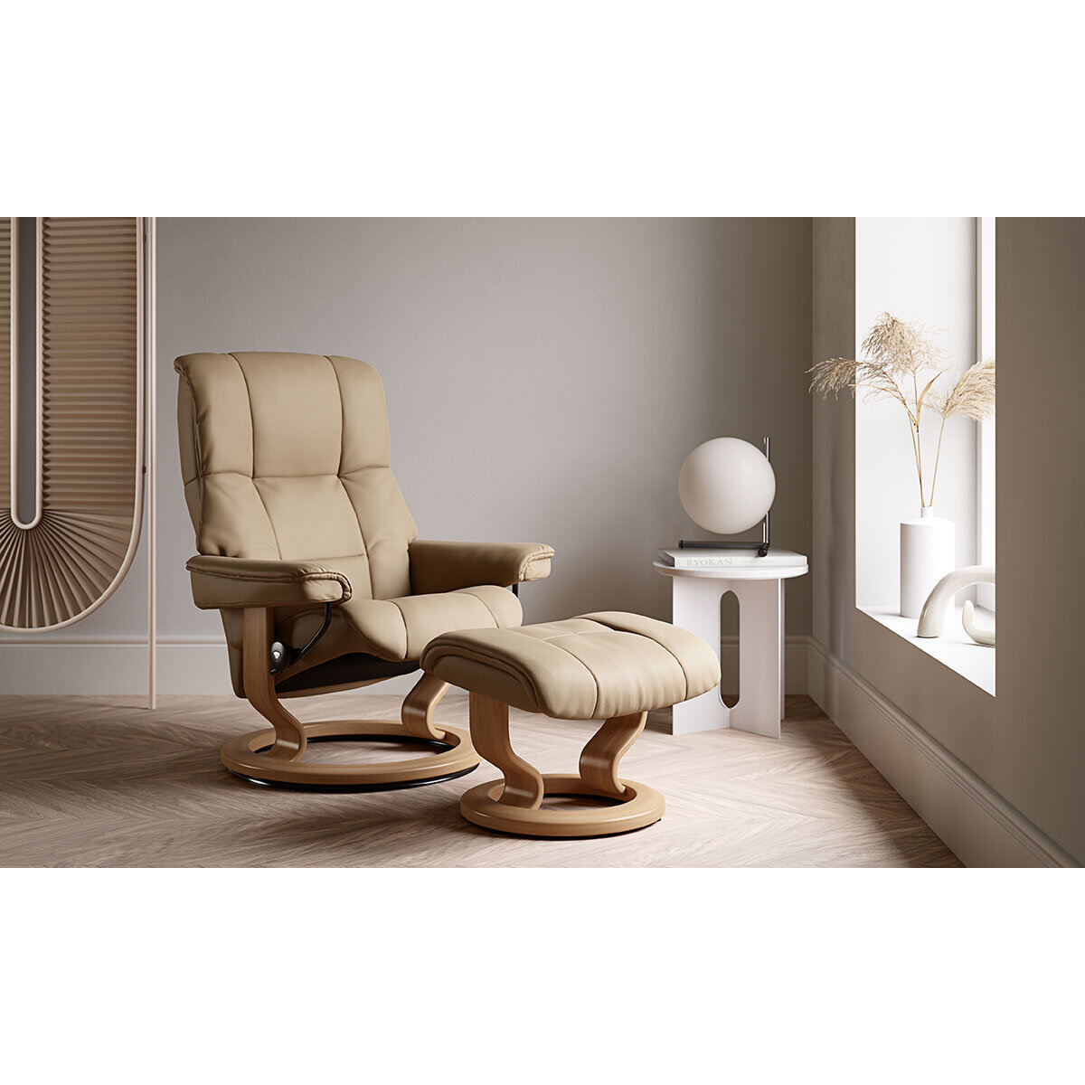 Stressless Mayfair Medium Power Chair Chairs Customizable 6