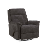 Sophisticated Steel Perfect Match Swivel Gliding Recliner