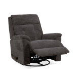 Sophisticated Steel Perfect Match Swivel Gliding Recliner - Image 4