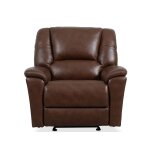Plush Tavern Brown Perfect Match Power Gliding Recliner with Power Headrest & Lumbar - Image 3