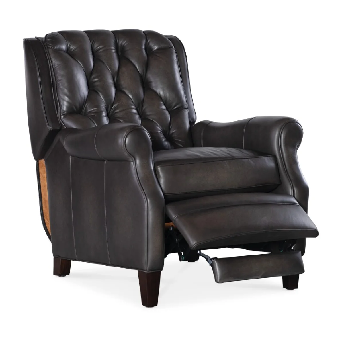 RC Palmer Press Back Recliner Recliners Brown 9
