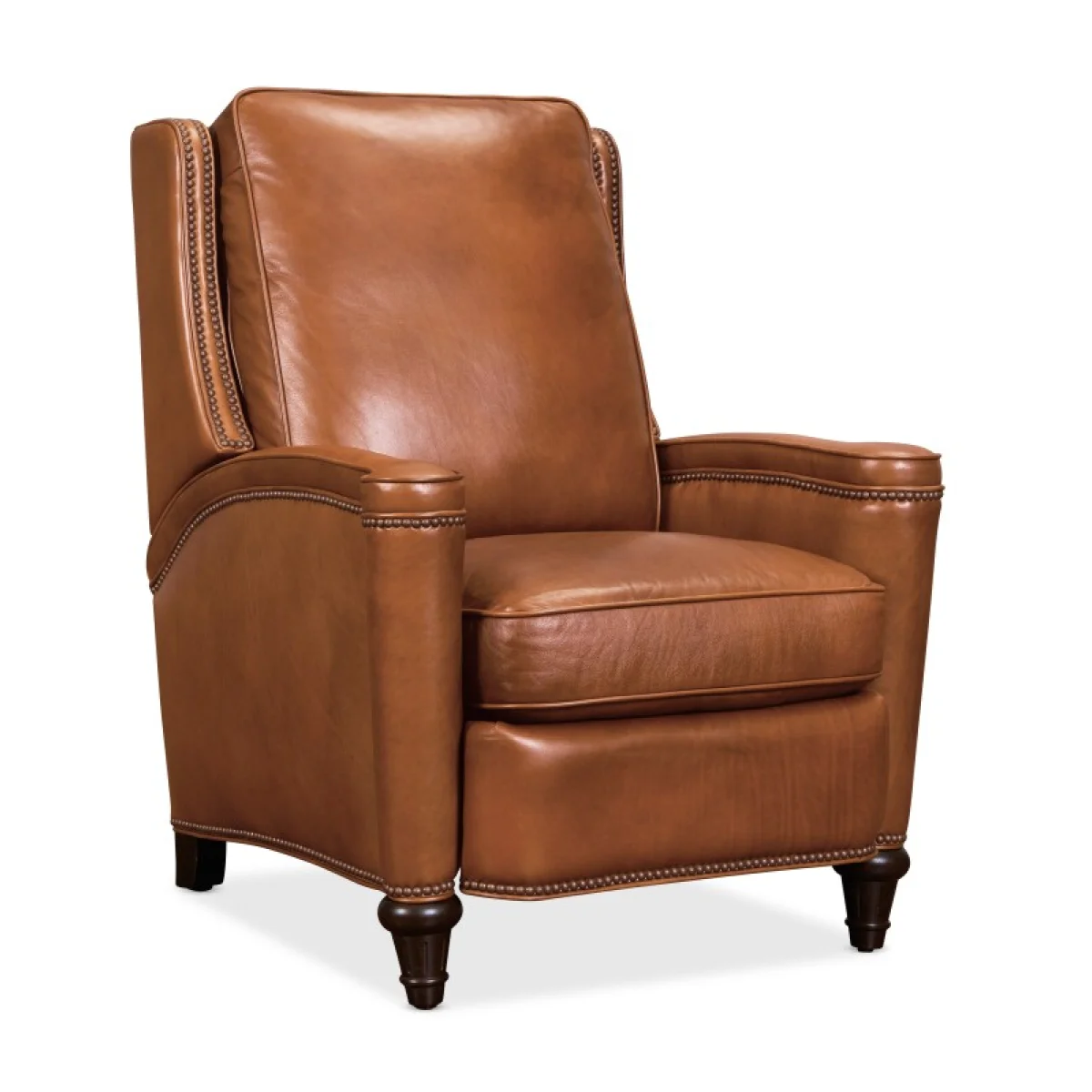 RC Rylea Manual Push Back Recliner Recliners Brown 4