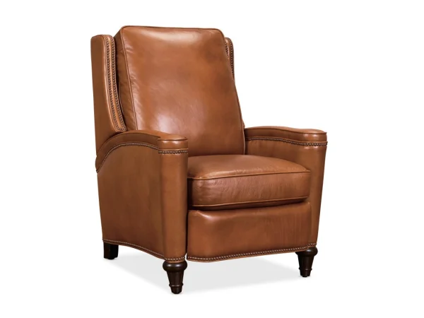 RC Rylea Manual Push Back Recliner Recliners Brown