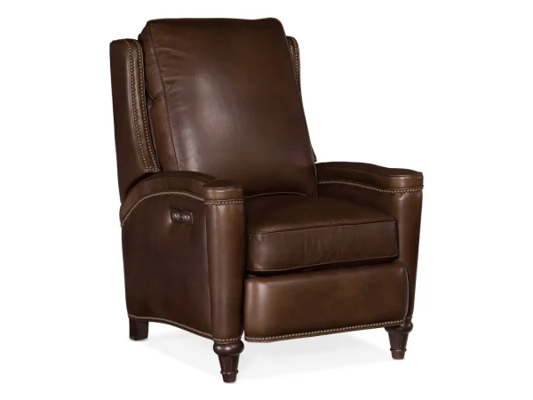 RC Rylea Power Recliner with Power Headrest Recliners Brown