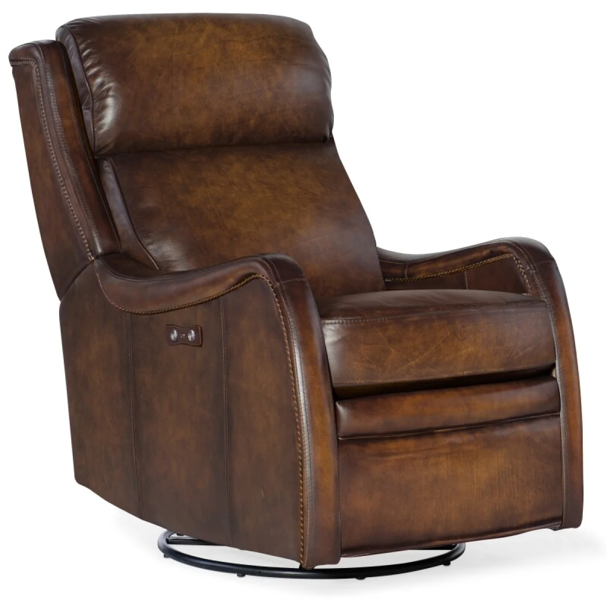 RC Stark Power Swivel Glider Recliner Recliners Brown 4
