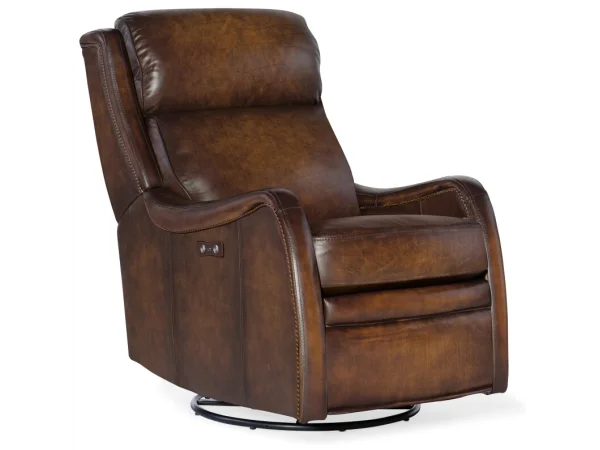 RC Stark Power Swivel Glider Recliner Recliners Brown