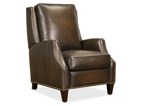 RC Kerley Manual Push Back Recliner Recliners Brown