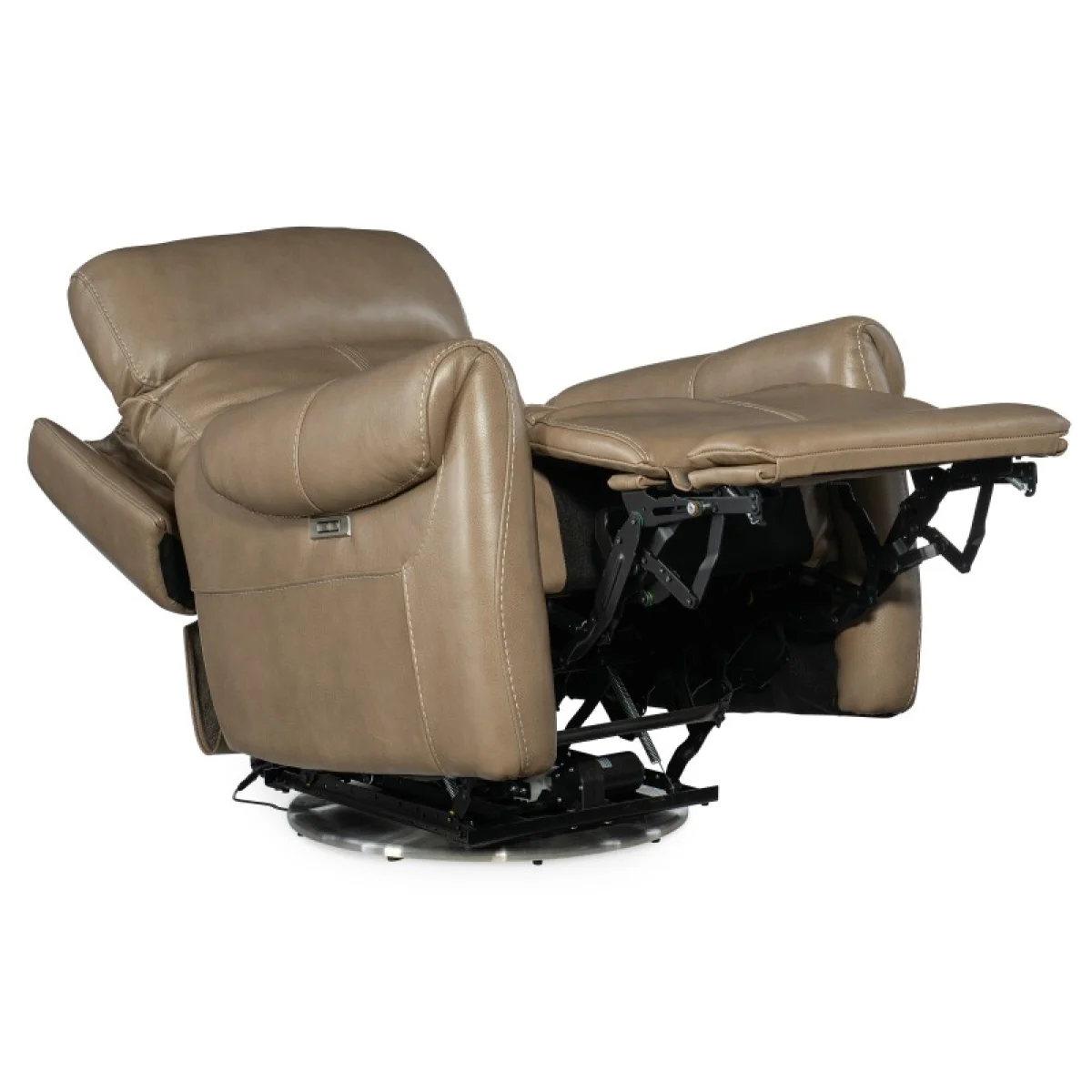RC Sterling Swivel Power Recliner with Power Headrest Recliners Beige 7