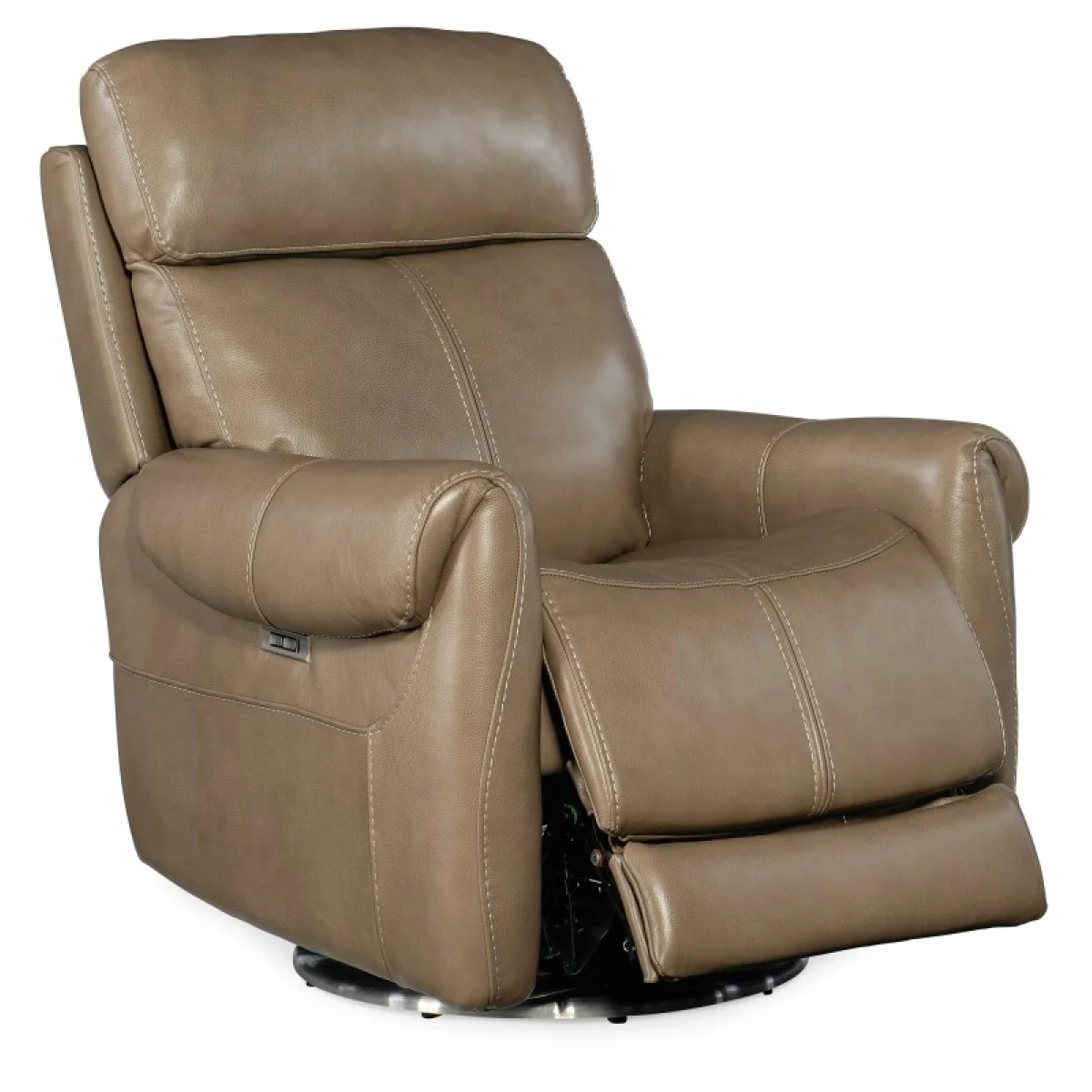 RC Sterling Swivel Power Recliner with Power Headrest Recliners Beige 8