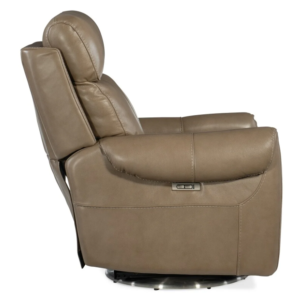 RC Sterling Swivel Power Recliner with Power Headrest Recliners Beige 9