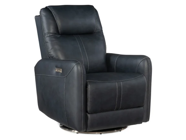 RC Steffen Swivel Power Recliner with Power Headrest Recliners black