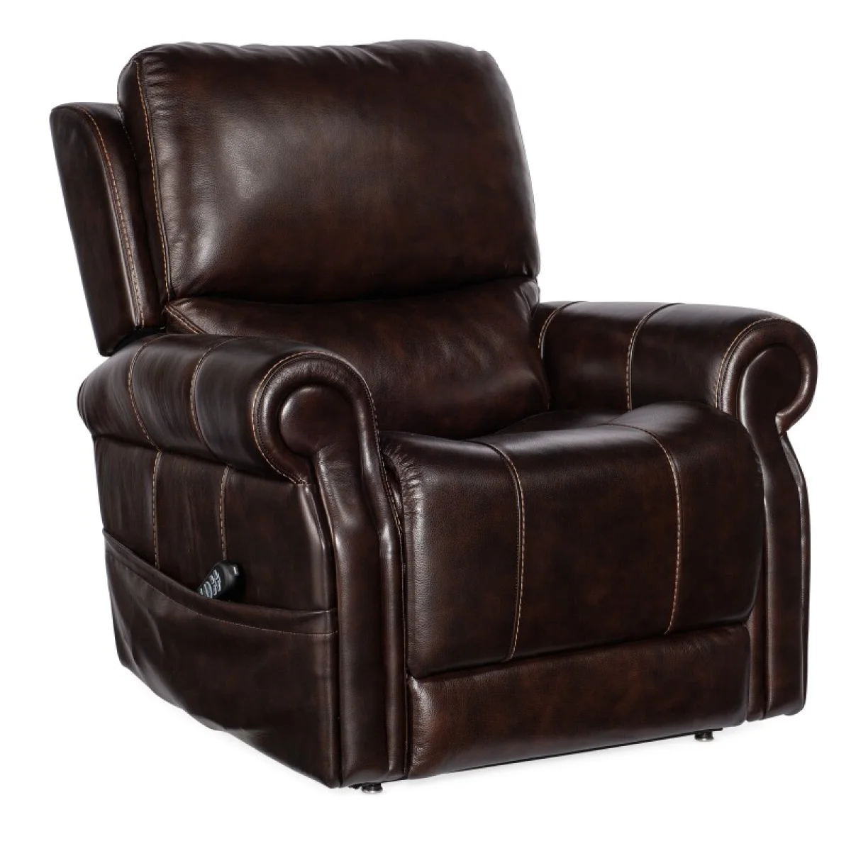 RC Eisley Power Recliner with Power Headrest, Lumbar & Lift Recliners Brown 4