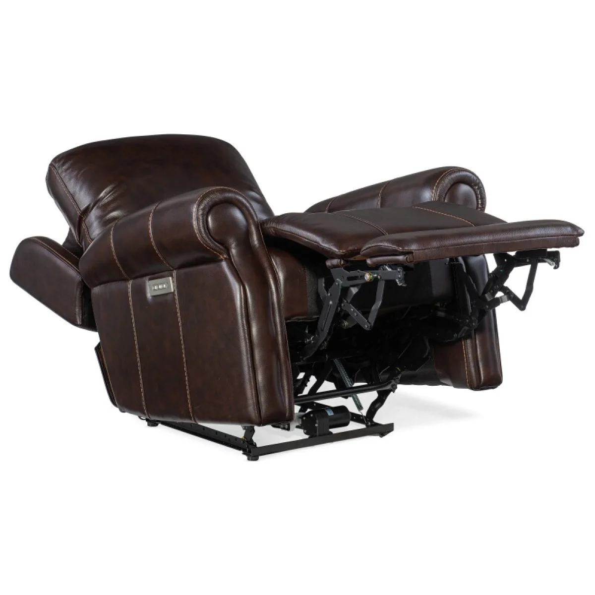 RC Eisley Power Recliner with Power Headrest & Lumbar Recliners Brown 7