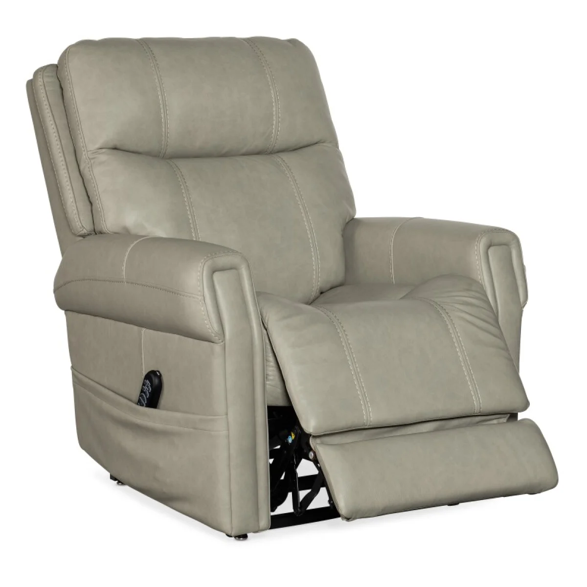 RC Carroll Power Recliner with Power Headrest, Lumbar & Lift Recliners Cream 10