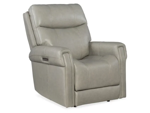 RC Eisley Power Recliner with Power Headrest & Lumbar Recliners Brown 17