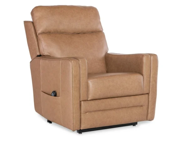 RC Carroll Power Recliner with Power Headrest & Lumbar Recliners Gray 17