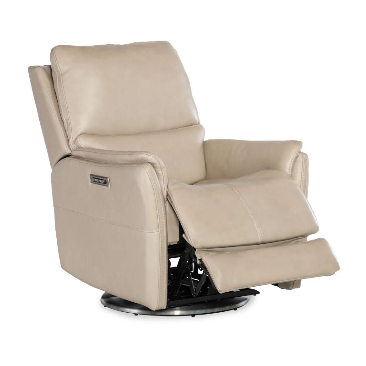 RC Soiree Zero Gravity Swivel with Power Headrest & Lumbar Chairs Beige 8