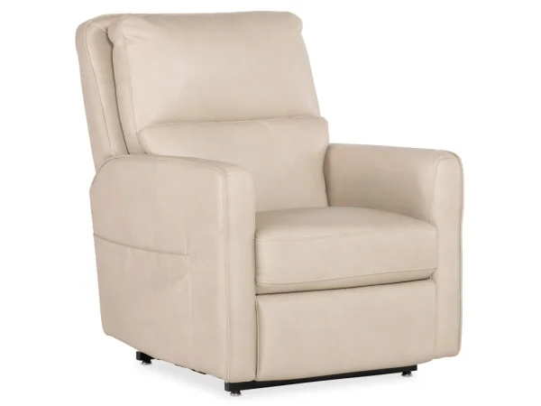 RC Flynn Power Recliner w/ Power Headrest, Lumbar, and Lift Recliners Beige