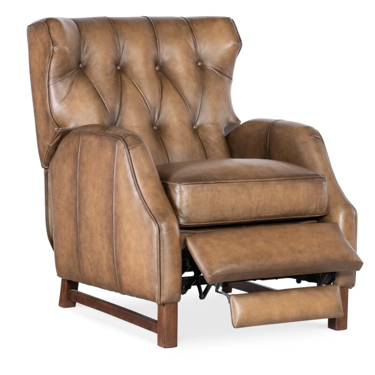 RC Henderson Press Back Recliner Recliners Brown 8