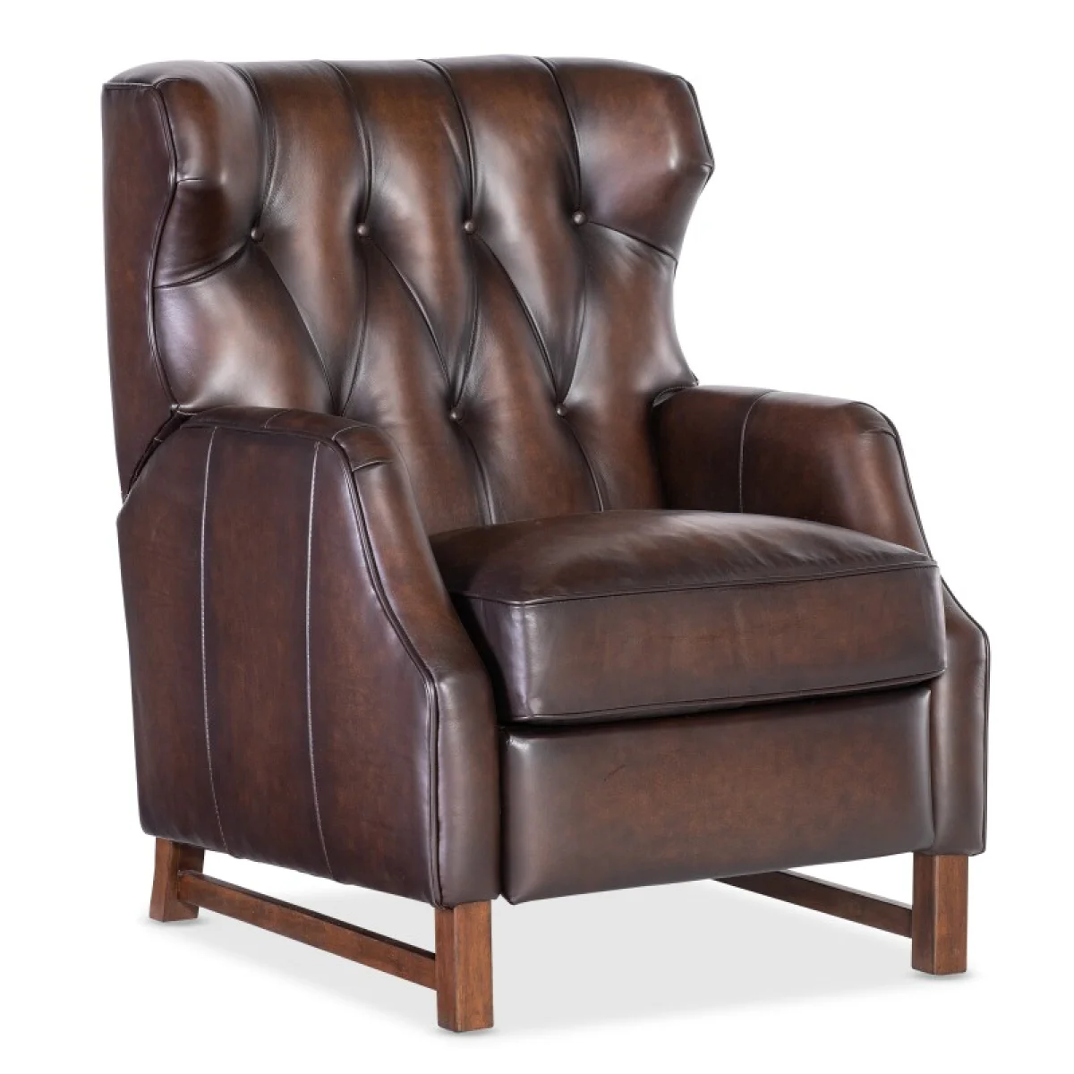 RC Henderson Press Back Recliner Recliners Brown 4