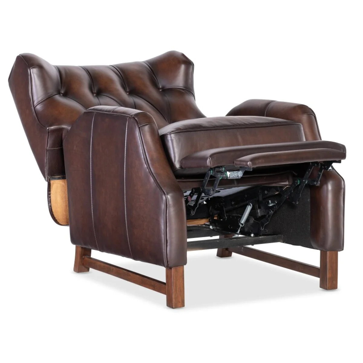 RC Henderson Press Back Recliner Recliners Brown 7