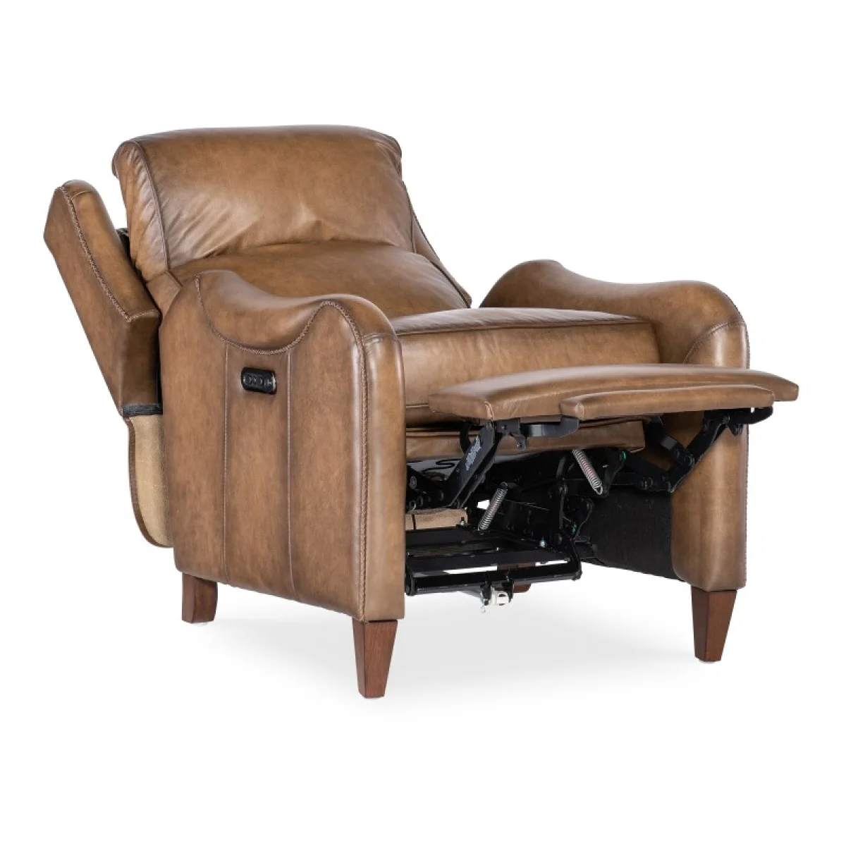 RC Carrington Power Recliner w/Power Headrest Recliners Brown 7