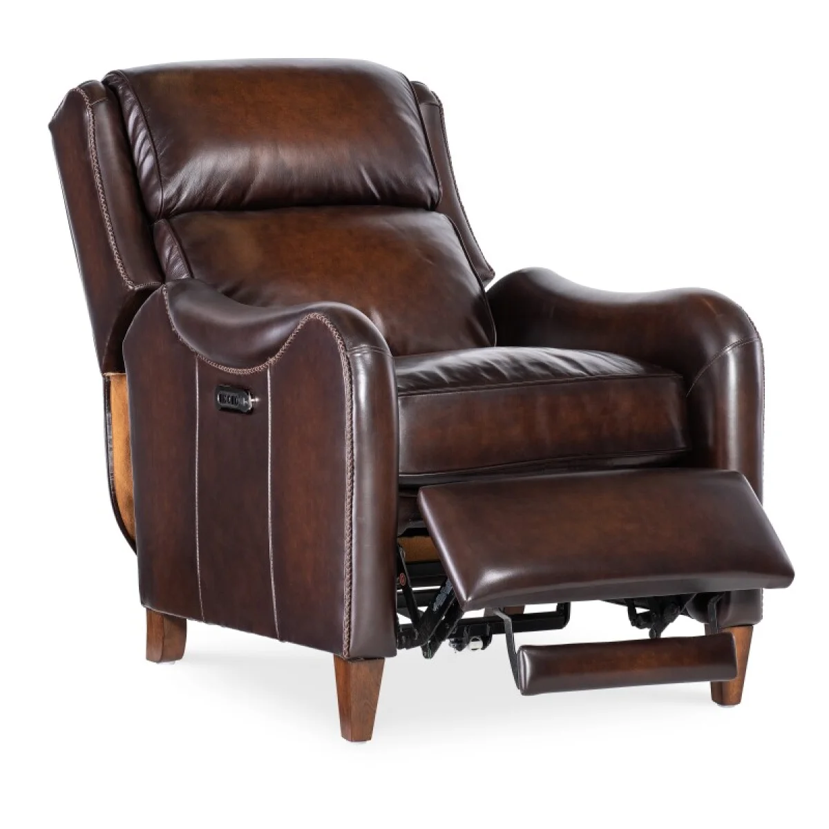 RC Carrington Power Recliner w/Power Headrest Recliners Brown 8