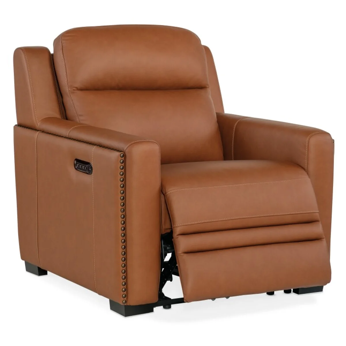 MS McKinley Power Recliner with Power Headrest & Lumbar Recliners Brown 8