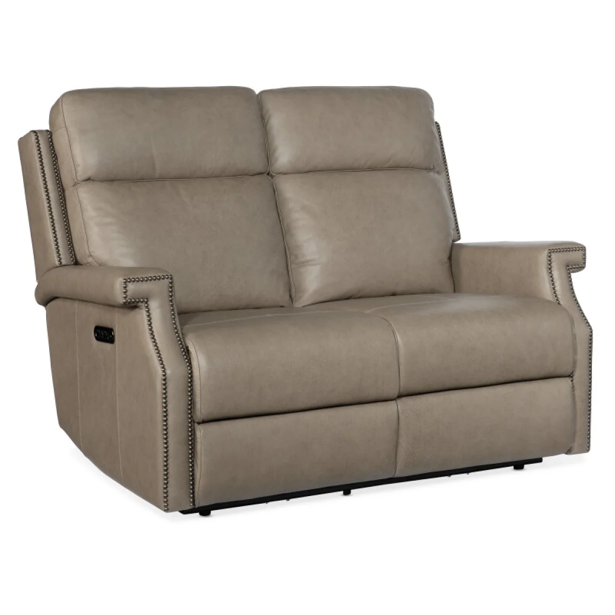 MS Vaughn Zero Gravity Loveseat with Power Headrest Loveseats Brown 4