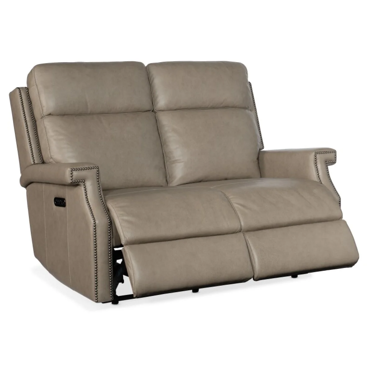 MS Vaughn Zero Gravity Loveseat with Power Headrest Loveseats Brown 8