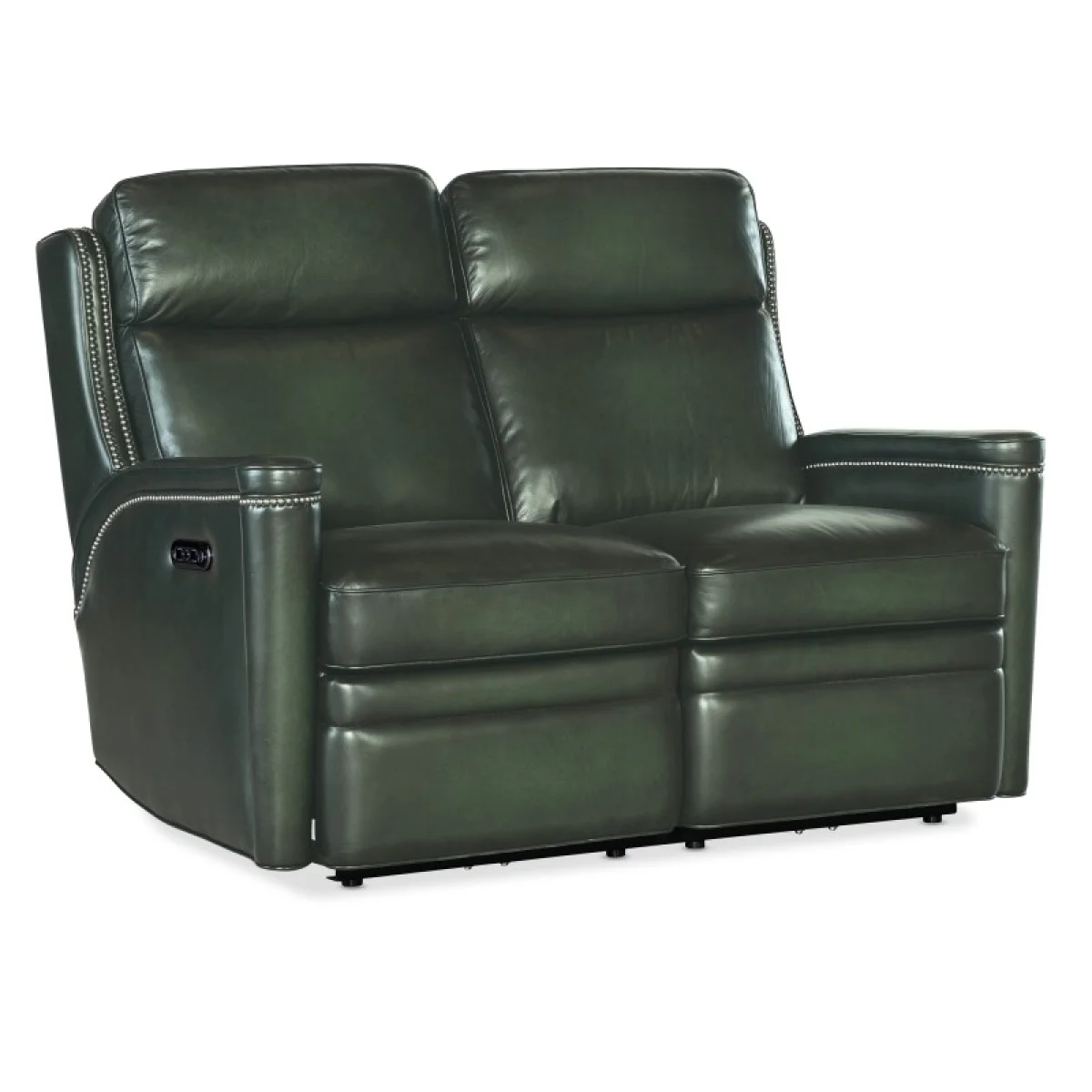 SS Hamilton Power Loveseat with Power Headrest Loveseats Green 4