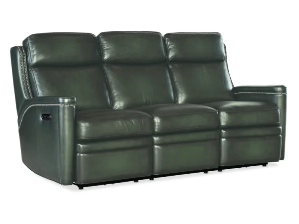 SS Hamilton Power Loveseat with Power Headrest Loveseats Brown 19