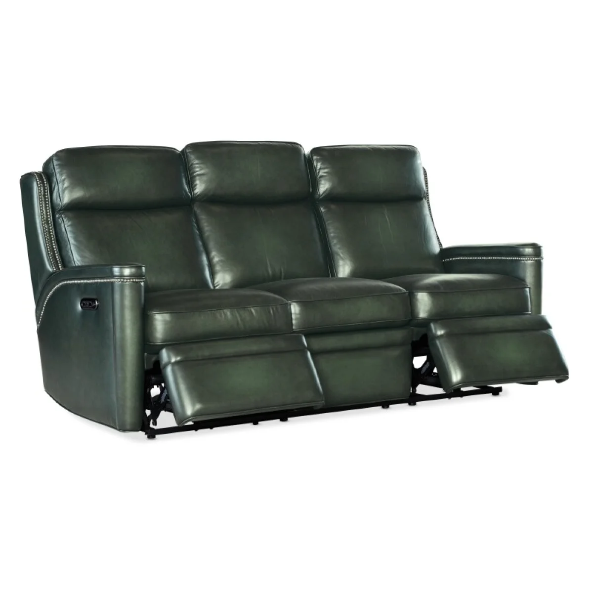 SS Hamilton Power Sofa with Power Headrest Sofas Green 8