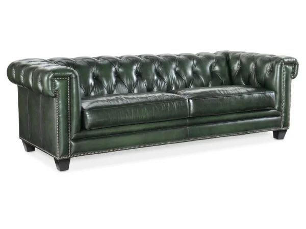 SS Charleston Tufted Sofa Sofas Green