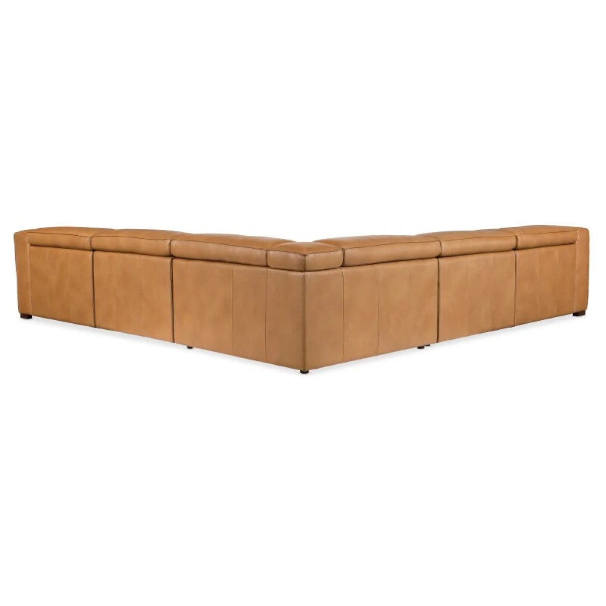 MS Fresco 5 Seat Sectional with Power Recline & Power Headrest Sectionals Brown 6