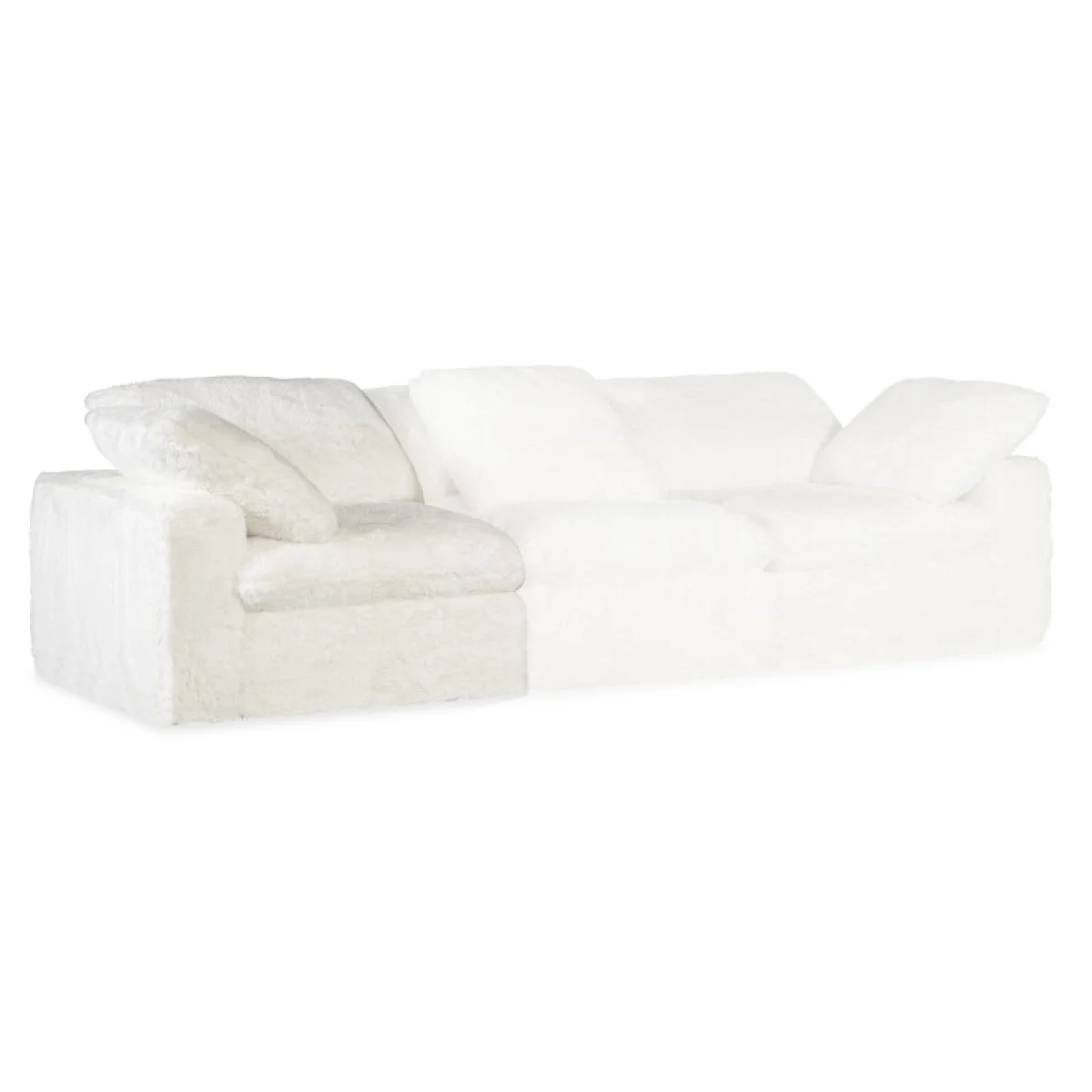 SS Living Room Barefoot Corner/Arm Sectionals Hooker Furniture 4